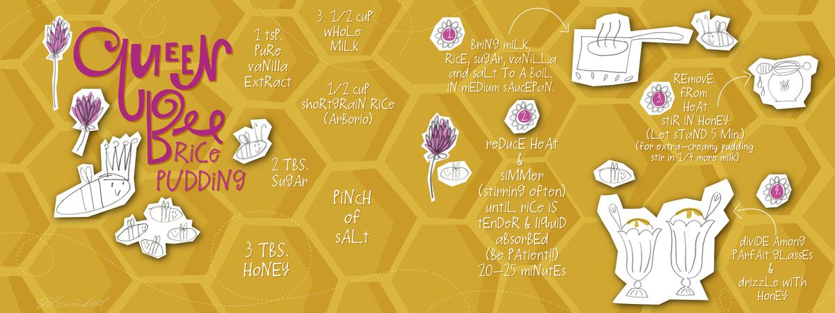 Queen Bee Rice Pudding by Salli S. Swindell