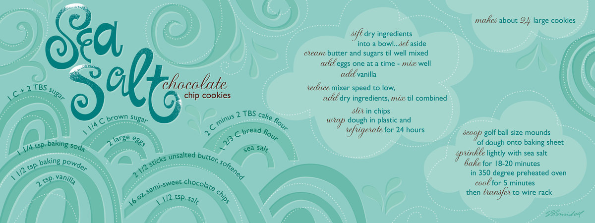 Sea Salt Chocolate Chip Cookies by Salli S. Swindell