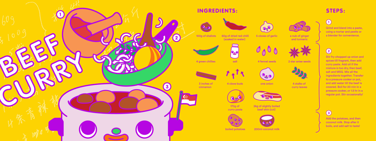 Beef Curry by Christal Sih Illustration 01