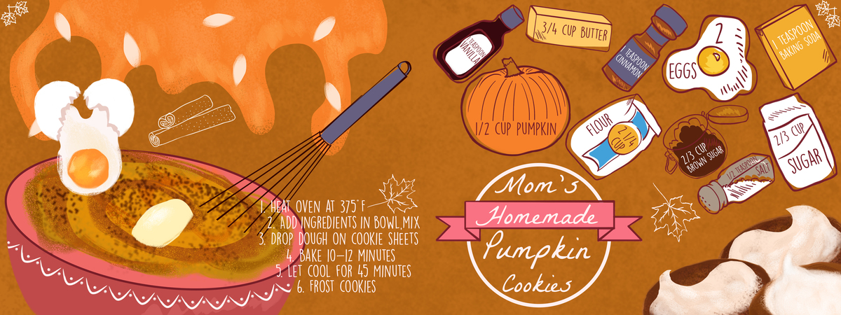 Mom's Homemade Pumpkin Cookies by Sarah Bolton