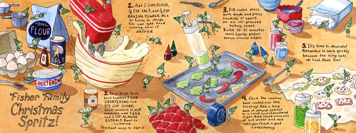 Fisher Family Christmas Spritz by Erin Kubo