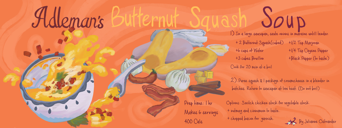 Adleman's Butternut Squash Soup by Julianne Ostrander