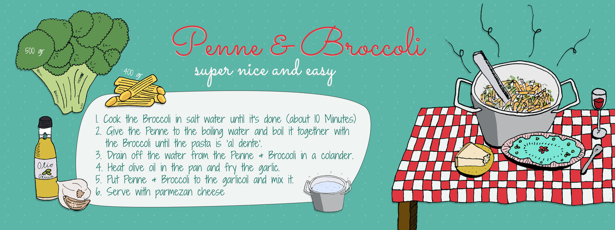 Penne & Broccoli by Esther Mols