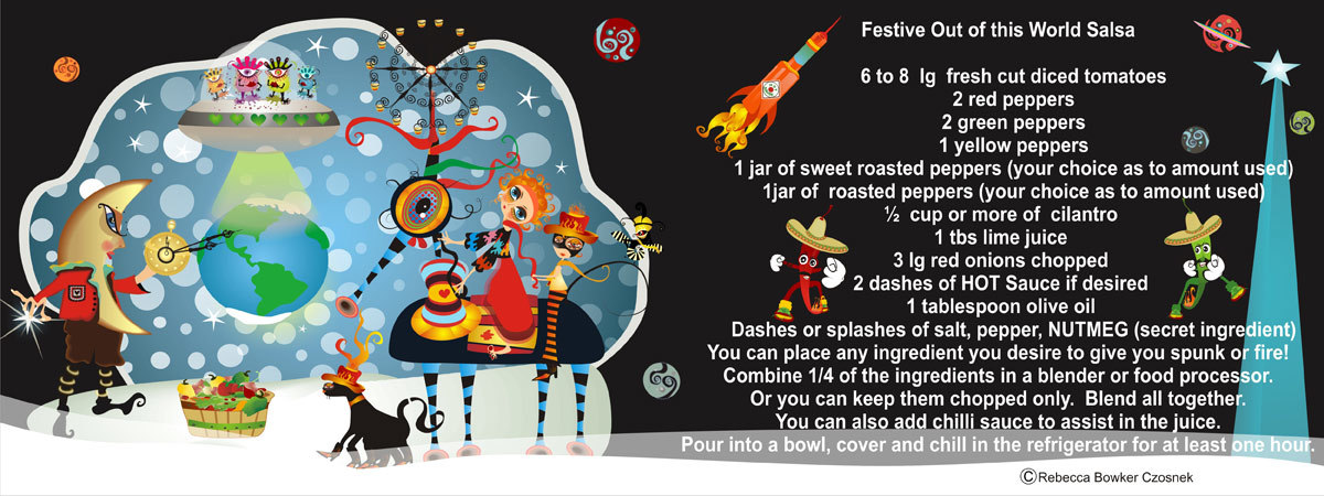 Out of this World Festive Salsa by Rebecca Bowker-Czosnek