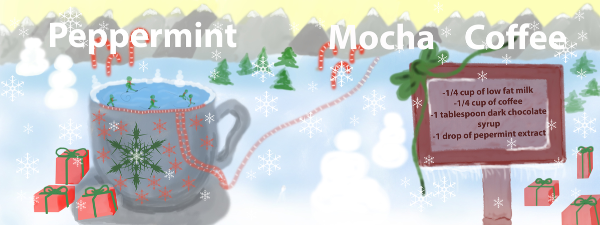 peppermint Mocha coffie by Emilie Brosnan