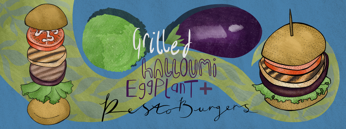 Tasty Veggie Burger by Ellie Wooldridge