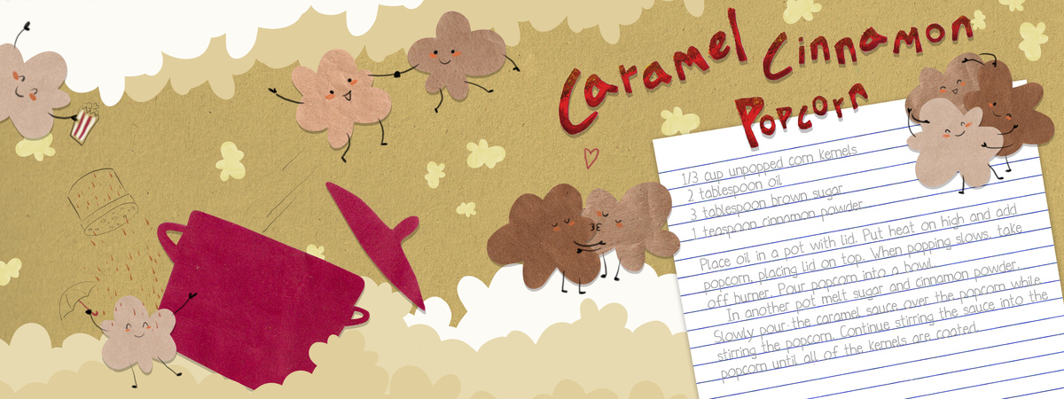 Caramel Cinnamon Popcorn by Alessandra Cavalcanti