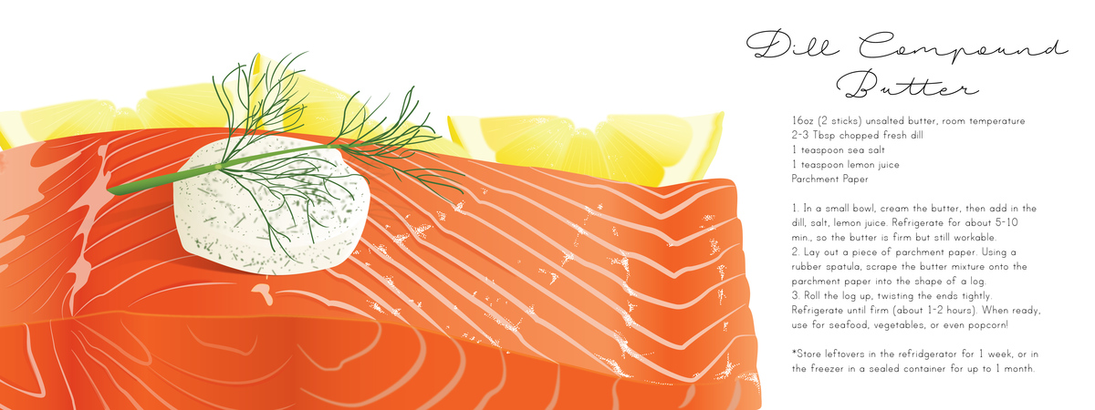 Dill Compound Butter by Amber Counihan