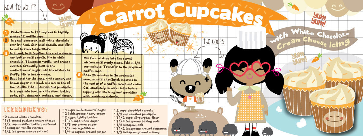 Carrot Cupcakes by Madmarz