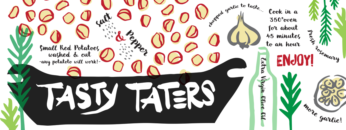 Tasty Taters by Leticia Plate