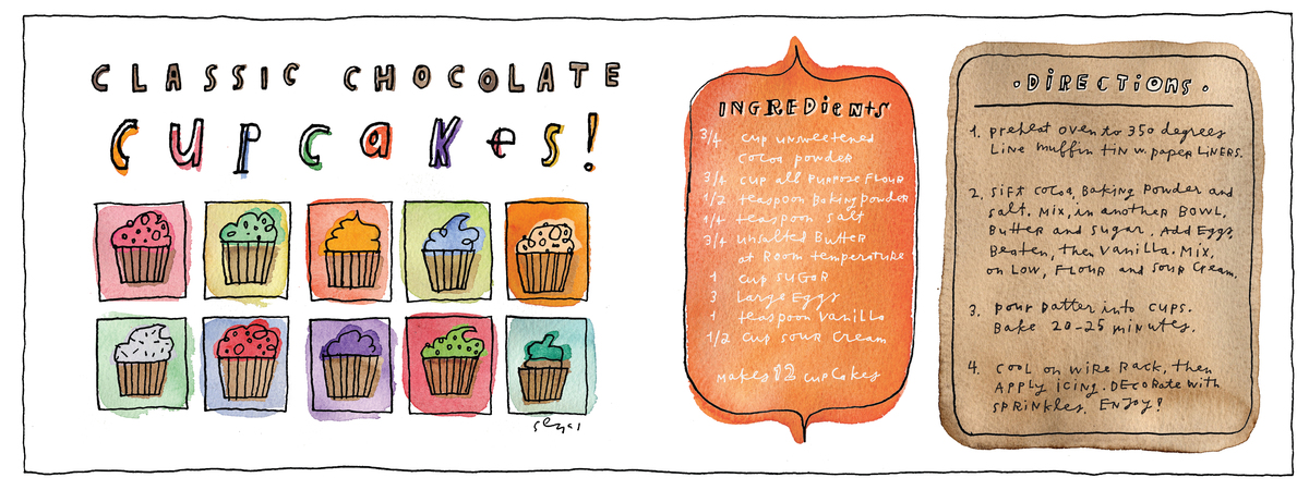 Classic Chocolate Cupcakes by John Segal