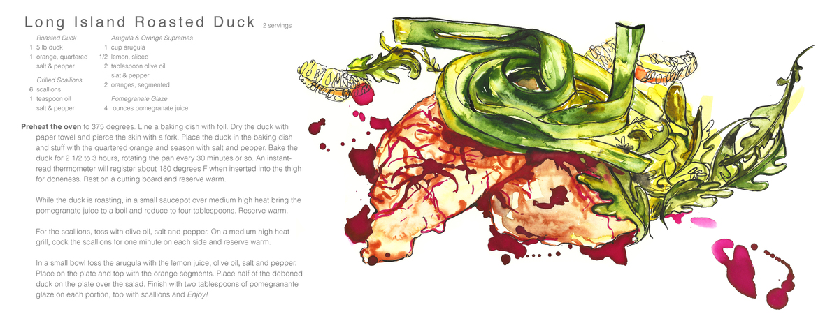 Long Island Roasted Duck by Jackie Maloney
