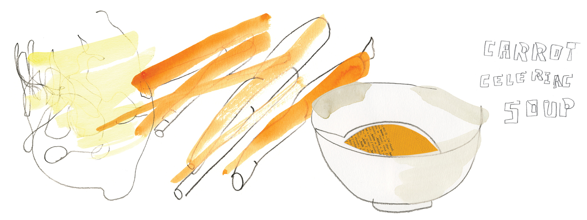 Carrot and Celeriac Soup by Jamie Runnells