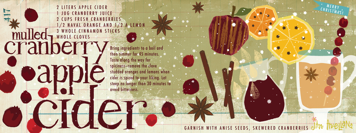 Mulled Cranberry Apple Cider by Jan Avellana