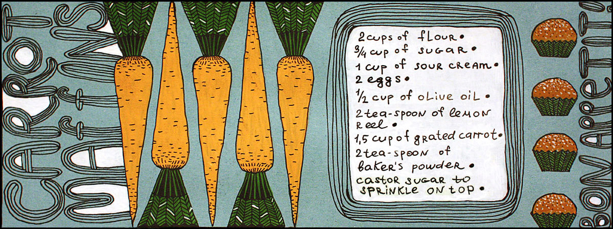 Carrot Muffins by eva forget-me-not