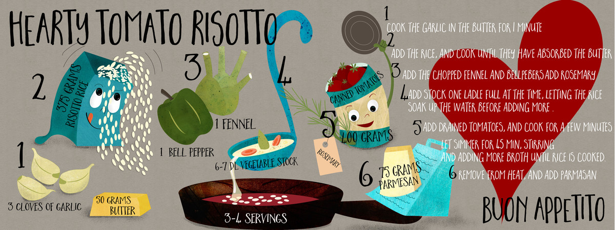 Hearty Tomato Risotto by Mette Engell