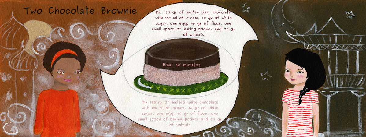 Two Chocolate Brownie by Monica Galan