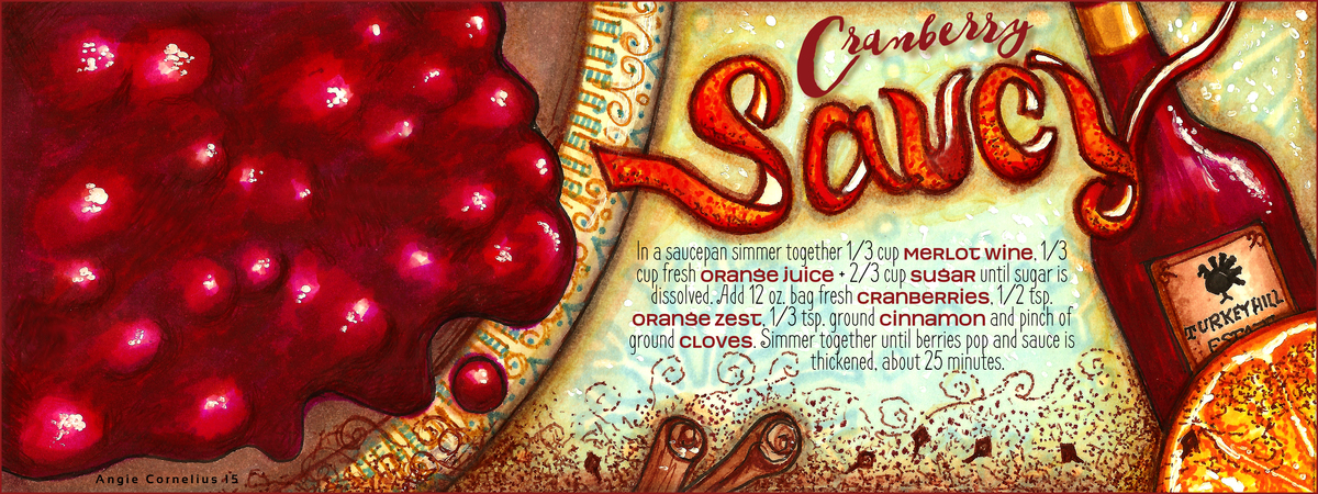 Cranberry Saucy - A Spiked and Spiced Thanksgiving Treat by Angie Cornelius - Savor & Quirke