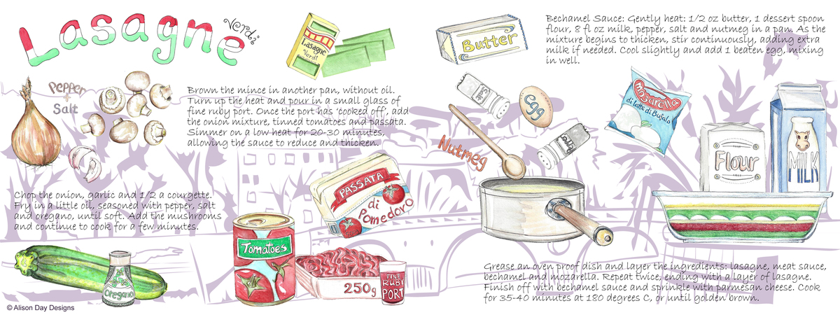 Lasagne Verdi by Alison Day Lasagne byalisonday