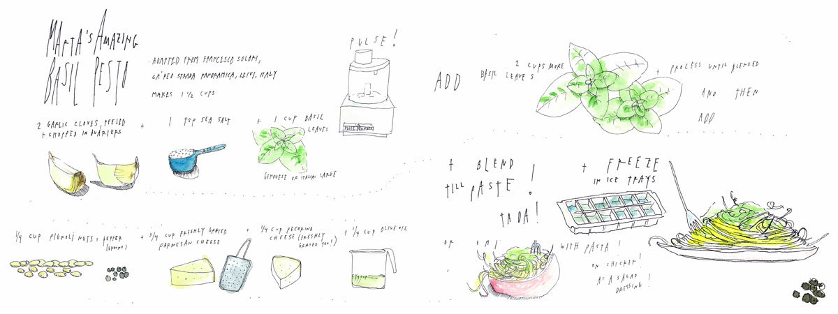 Basil Pesto by Marta Elise Johansen