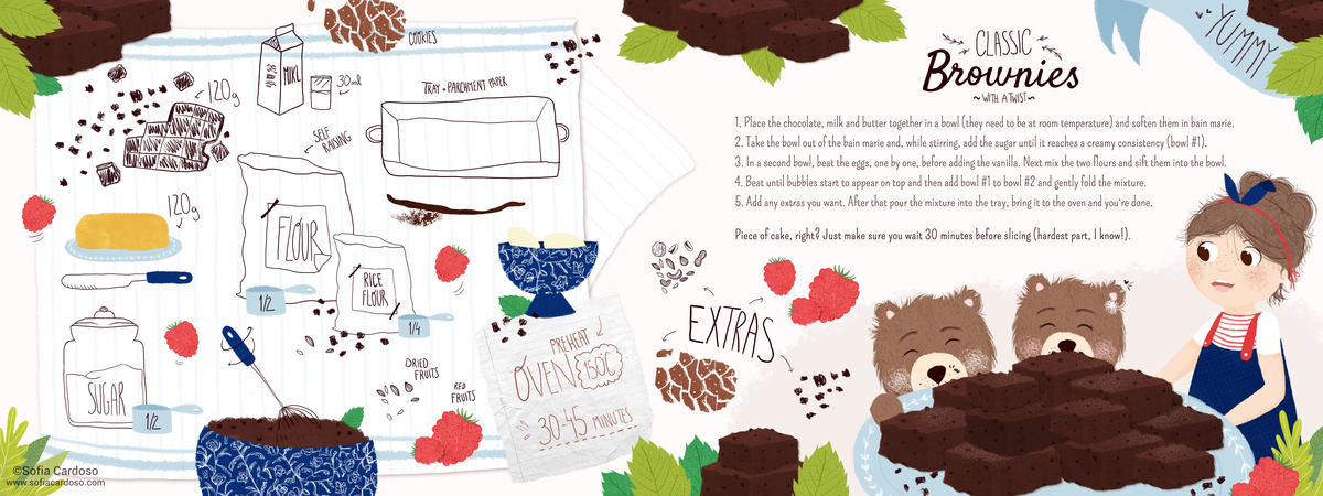 Classic Brownies - with a twist! by Sofia Cardoso