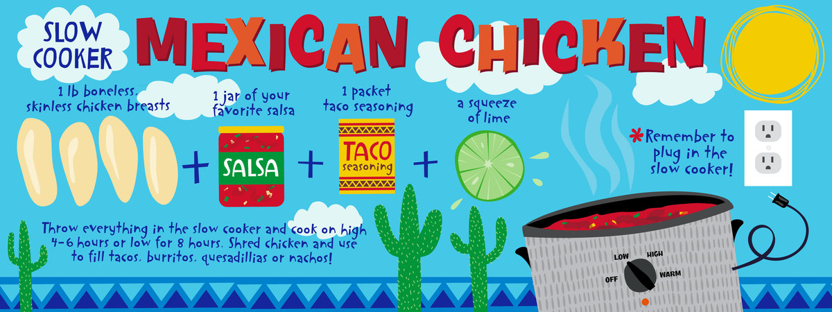 Slow Cooker Mexican Chicken by Lisa Kubenez