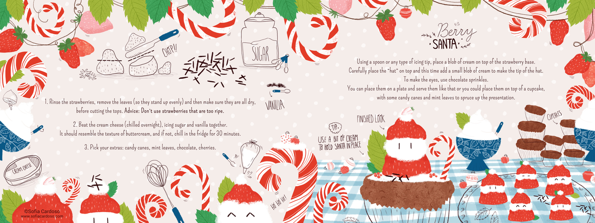 Berry Santa by Sofia Cardoso