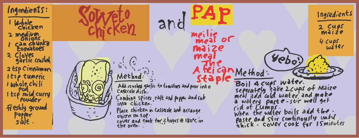 soweto chicken and pap by Andrew Lindsay