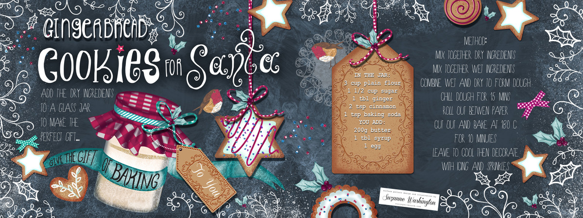 Gingerbread cookies for santa by Suzy Spellbound