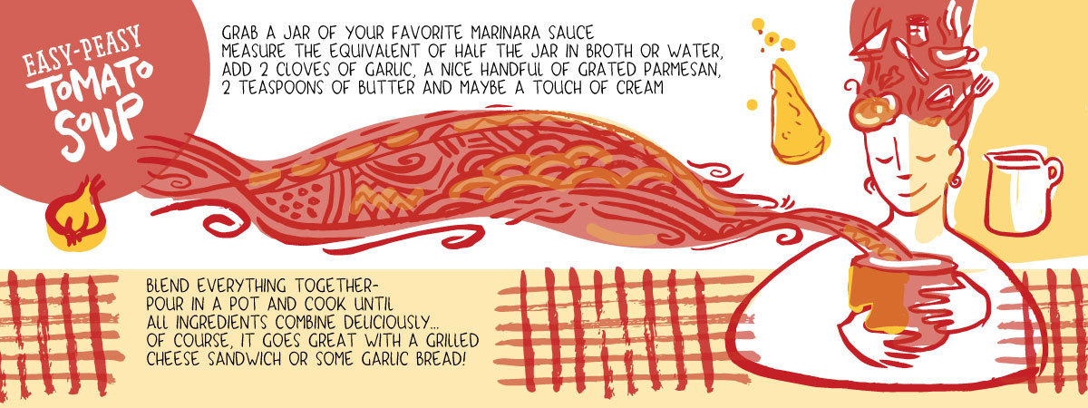 Easy-peasy tomato soup by Leticia Plate
