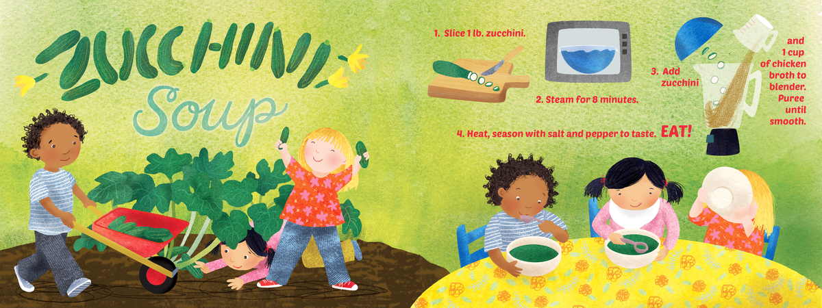 Zucchini Soup by Melissa M Iwai