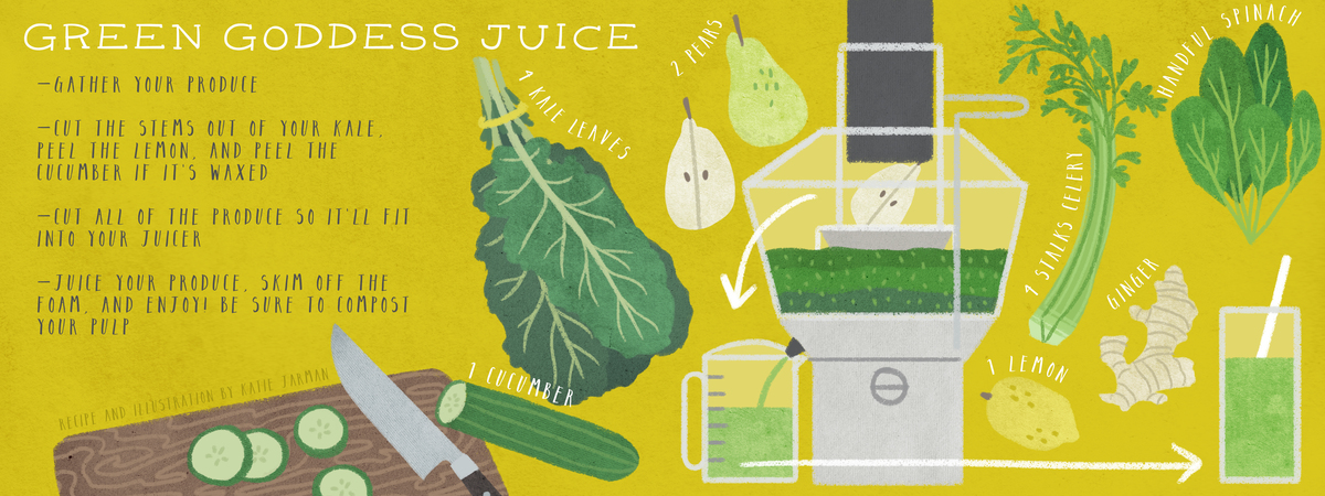 Green Goddess Juice by Katie Jarman Tdac juicing1 greengoddess