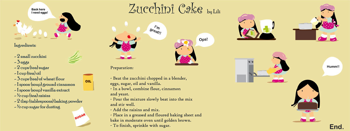 Zucchini Cake by Sabrina Abreu
