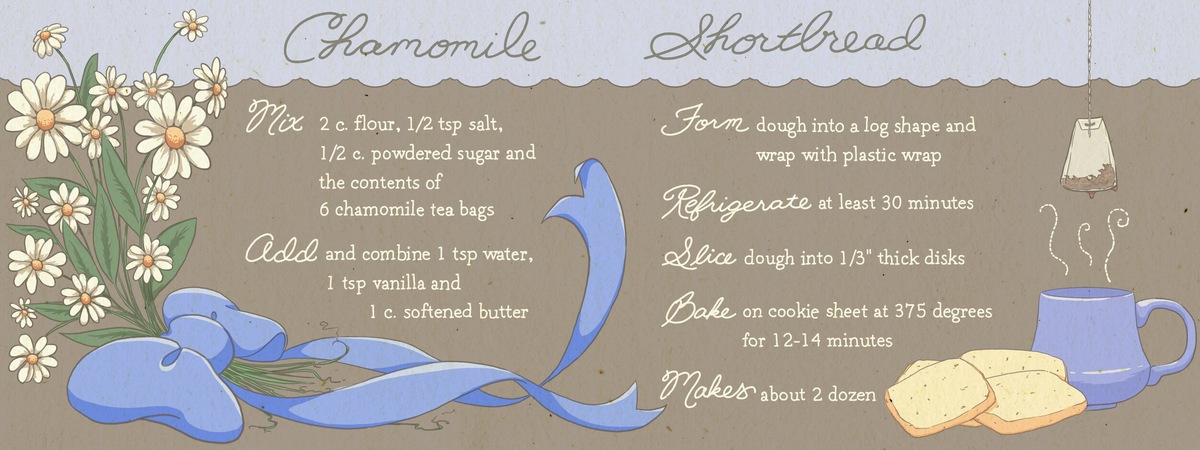 chamomile shortbread by Joni Patterson