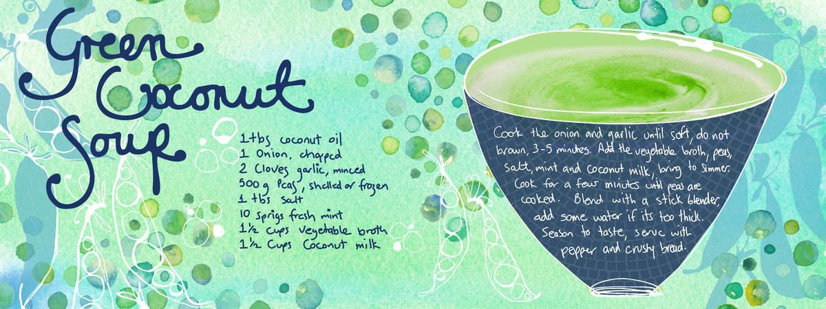 Green Coconut Soup by Tracy Loughlin