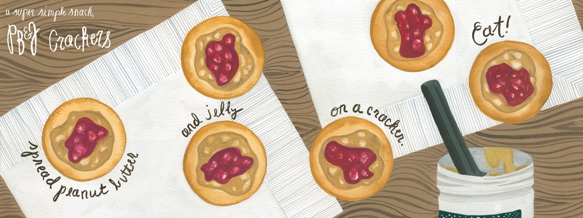 Peanut Butter and Jelly Crackers by April V. Walters