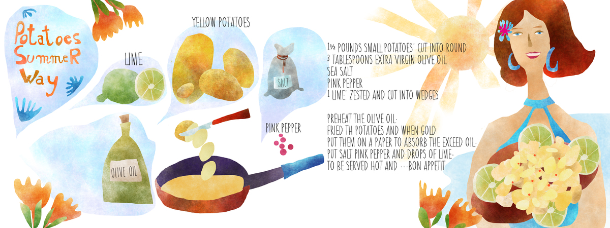Potatoes Summer way by Silvia Caturano