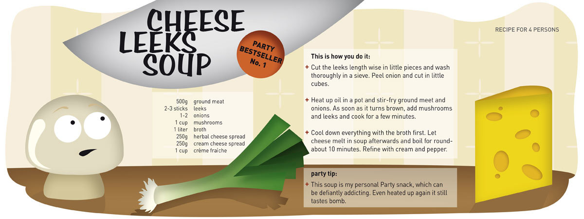Cheese Leek Soup by Sebastian Bohm