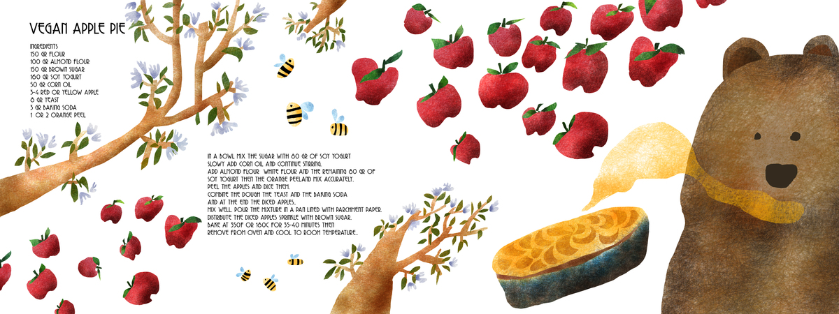 Vegan Apple Pie by Silvia Caturano