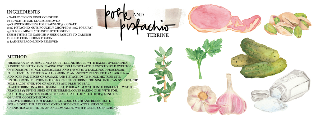 Pork & Pistachio Terrine by Sara Brenton