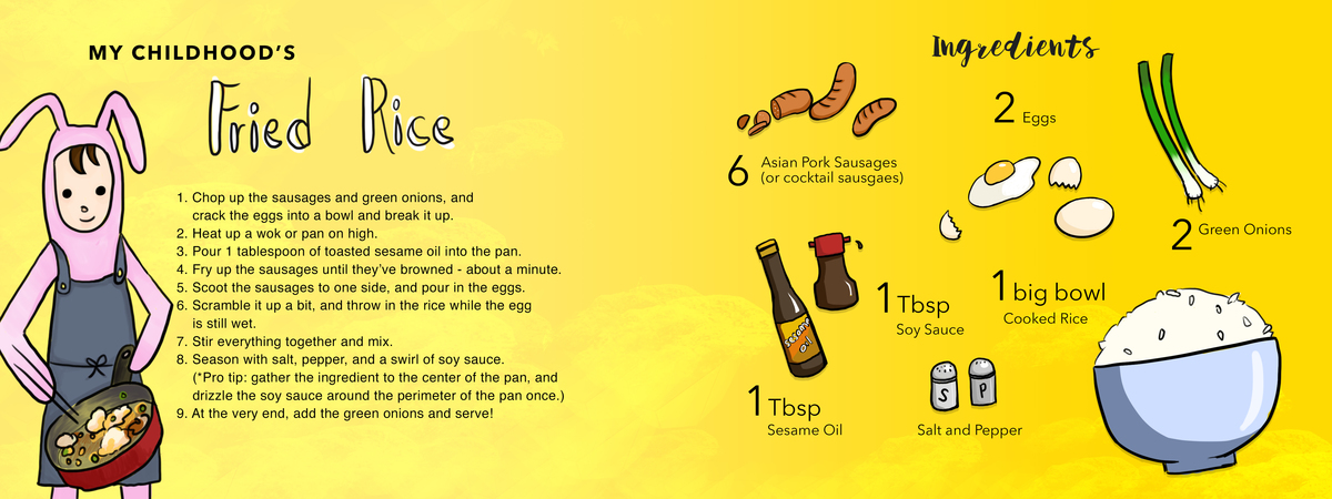 Childhood Fried Rice by Cherie Yamaguchi