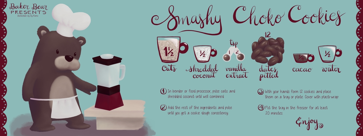 Smashy Choko Cookies by Ely Romo