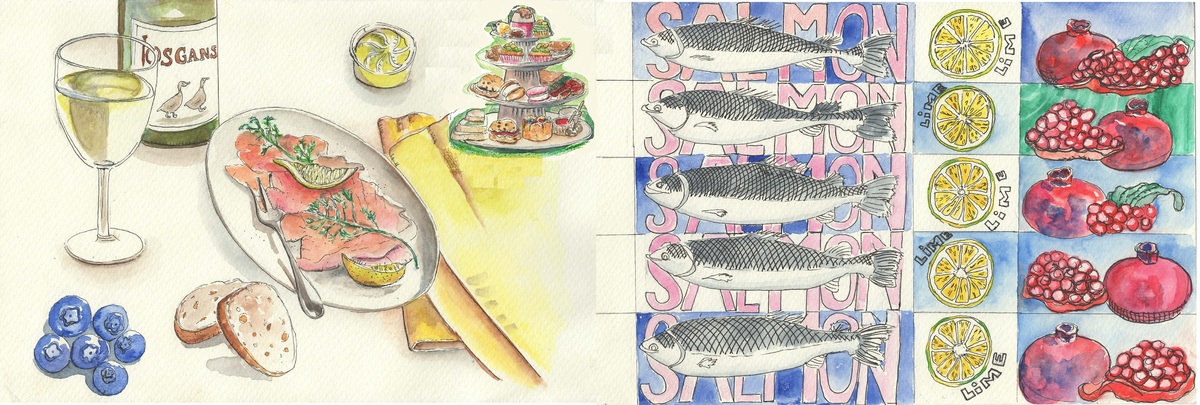 Salmon appetizer by Dorine van der Vloodt