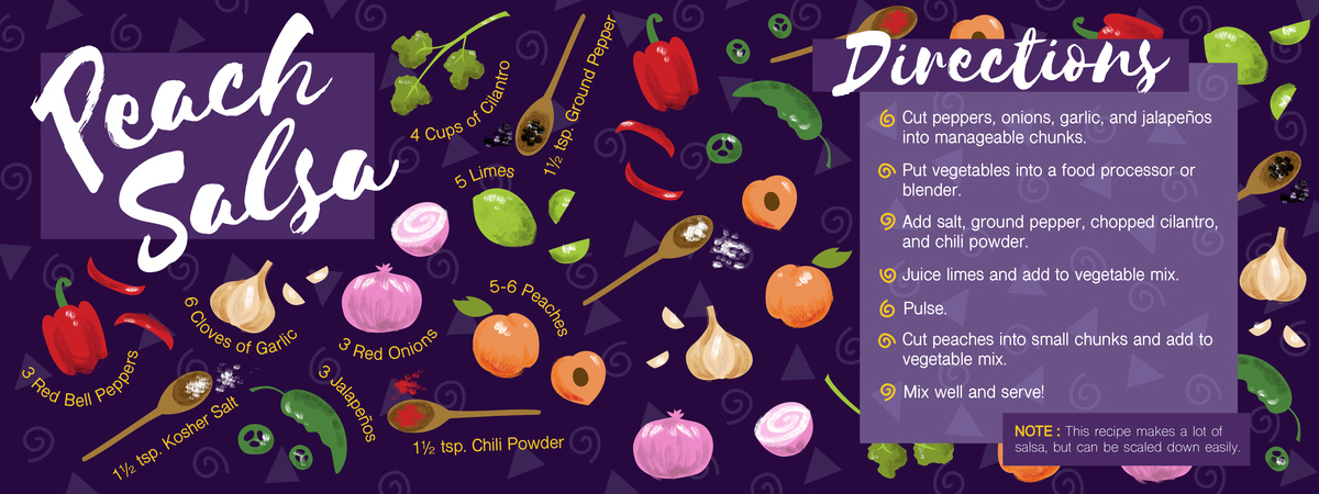 Peach Salsa by Jessica Heitzenrater Recipe