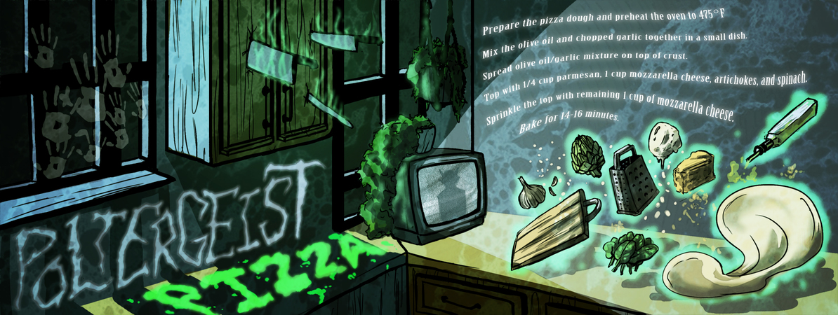 Poltergeist Pizza by Danny Frank