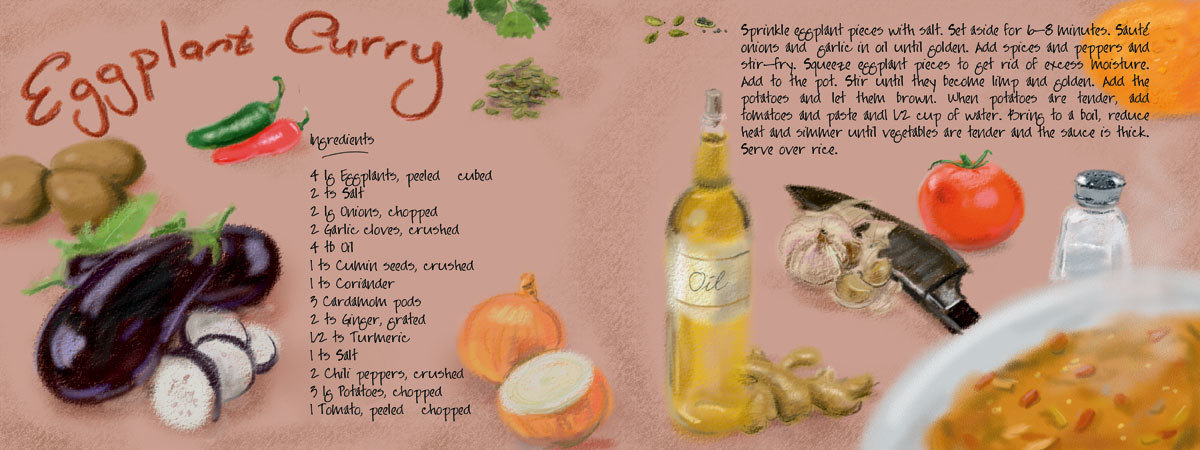 Eggplant Curry by Elizabeth Hentze