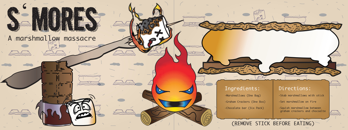 Marshmallow Massacre by Jim Hall Cook and drawfinal