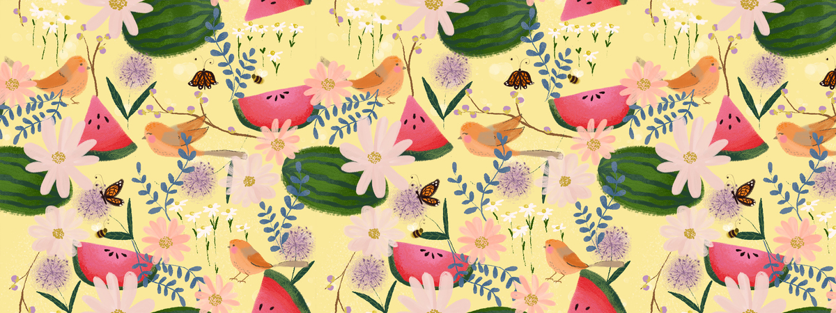 Watermelon Garden Party by Joy Laforme