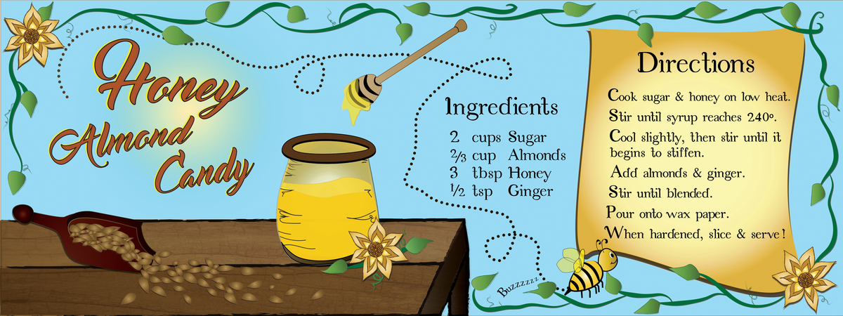 Honey Almond Candy by Ashley Darling Ashleydarling honeyalmondcandy1
