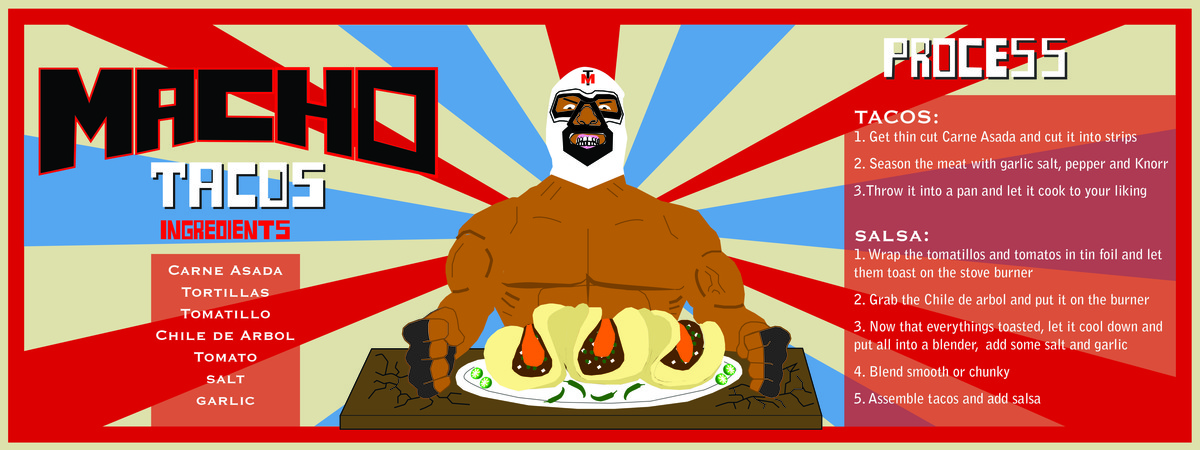 Macho Tacos by Luis Saldaña Machotacos